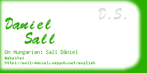 daniel sall business card