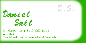 daniel sall business card